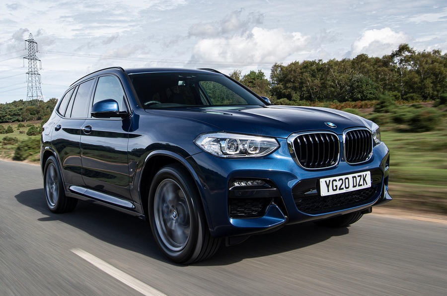 BMW X3 xDrive30e 2020 UK first drive review - hero front