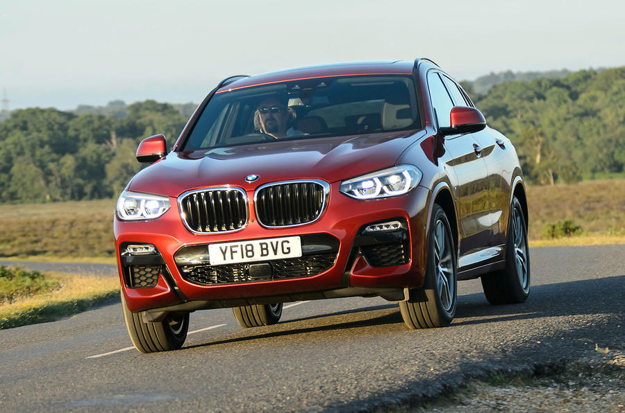 BMW X4 2018 UK first drive review hero front