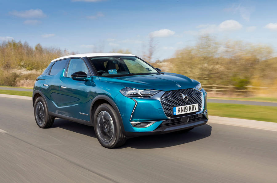 DS 3 Crossback 2019 UK first drive review - hero front