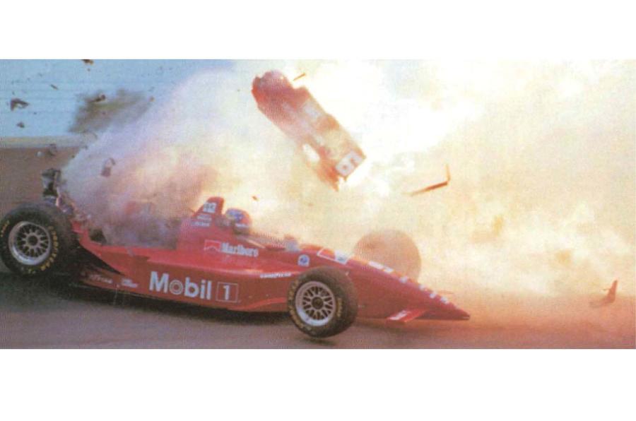 Emerson Fittipaldi Crash 1996