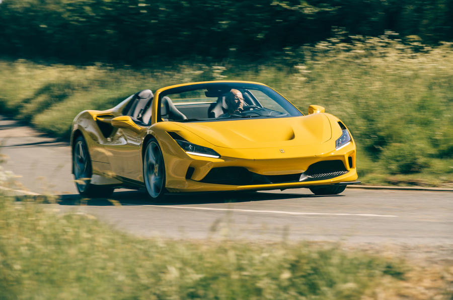 Ferrari F8 Tributo Spider 2020 UK first drive review - hero front
