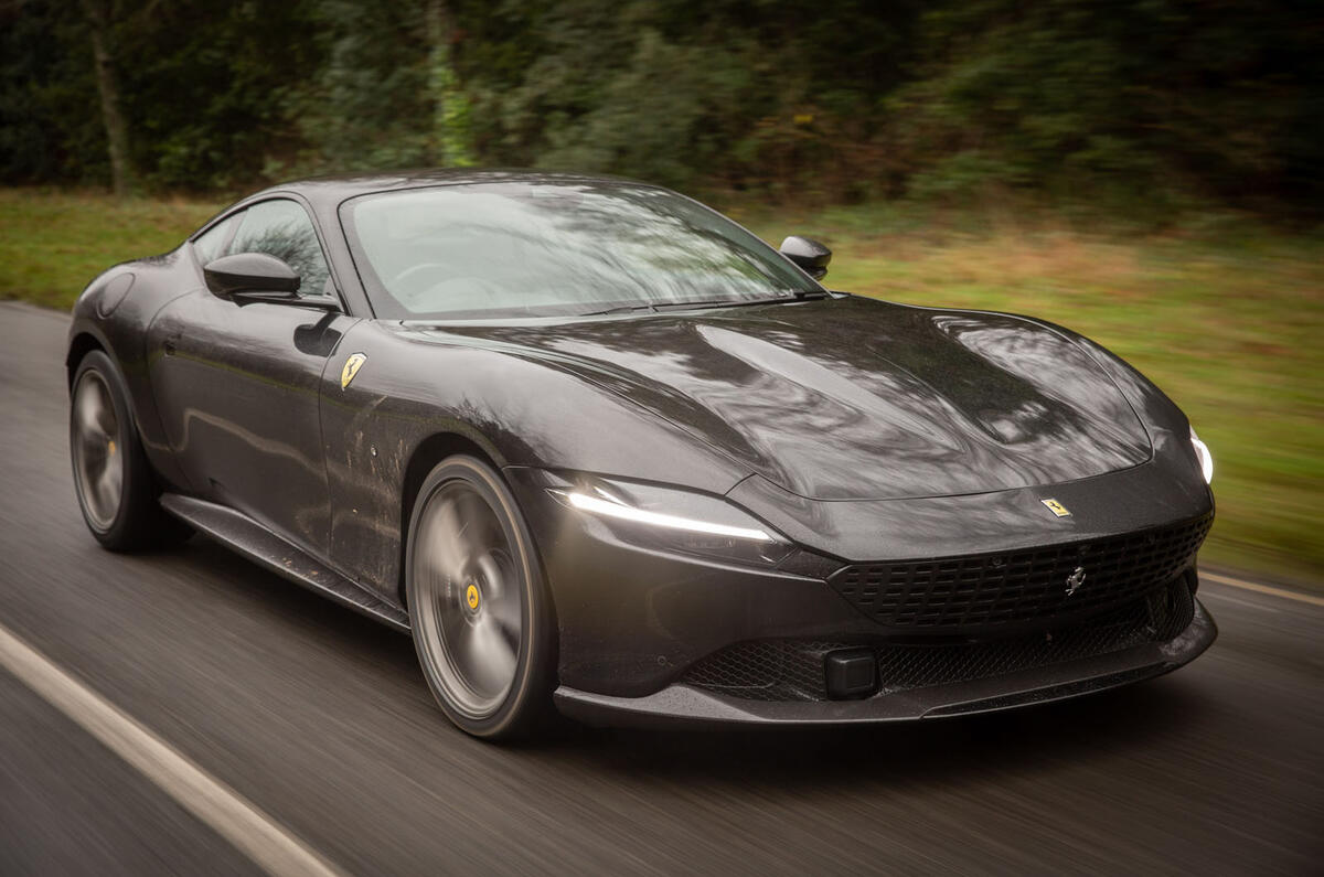 Ferrari Roma 2021 UK first drive review - hero front