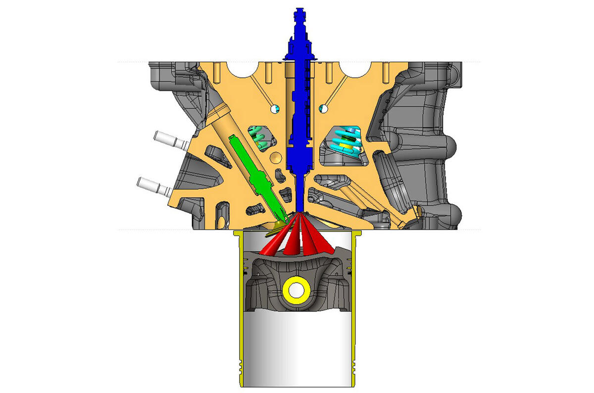 Ferrari SF90 Stradale engine sketch