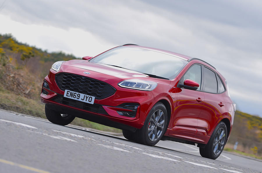 Ford Kuga ST-Line PHEV 2020 UK first drive review - hero front