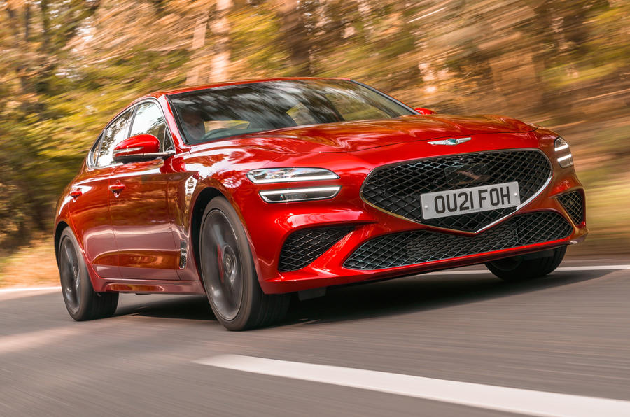1 genesis g70 2021 uk first drive review hero front