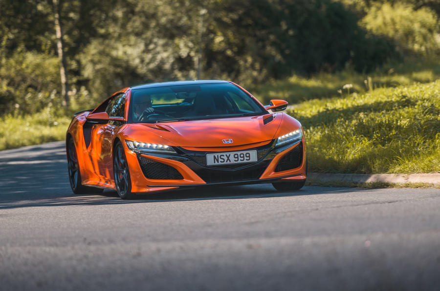 Honda NSX 2019 UK first drive review - hero front