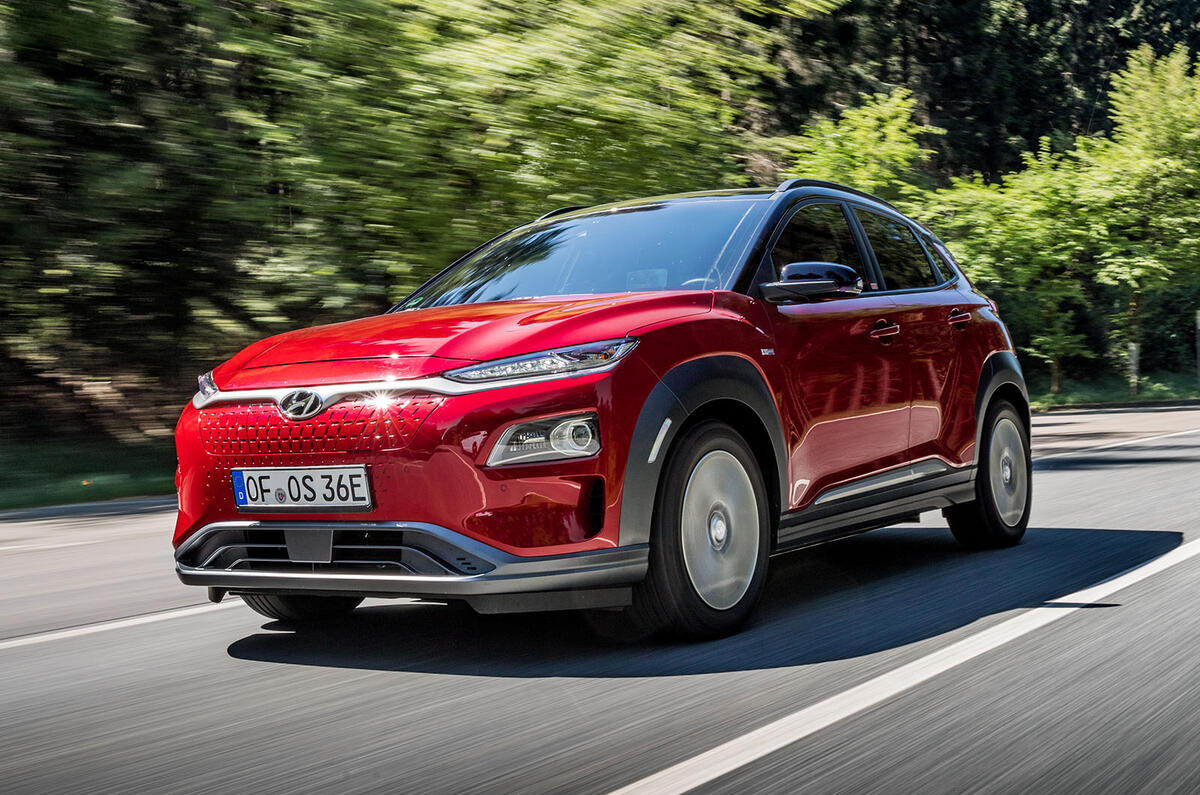 Hyundai Kona EV prototype 2018 first drive of electric SUV Autocar