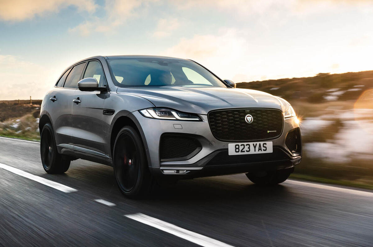 1 Jaguar F Pace 2021 UK first drive review hero front