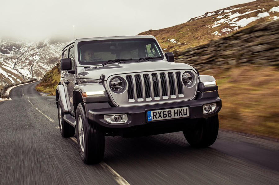 Jeep Wrangler 2019 UK first drive review - hero front