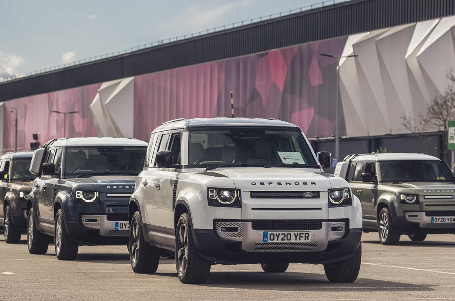 Jaguar Land Rover lends vehicles to Red Cross and NHS