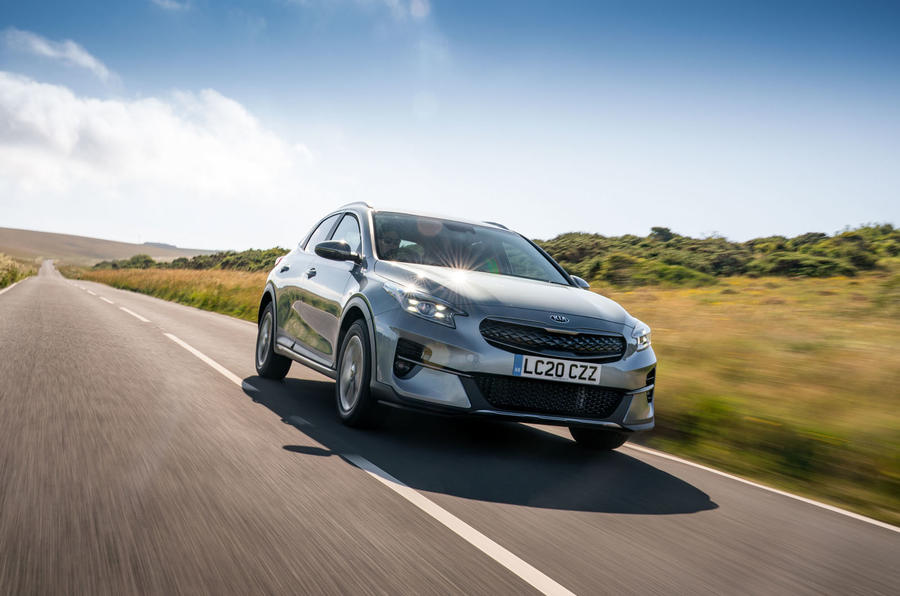 Kia Xceed plug-in hybrid 2020 UK first drive review - hero front
