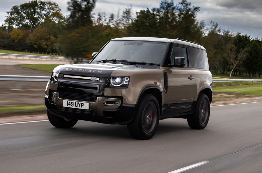 Land Rover Defender 90 P400 X 2020 UK first drive review - hero front