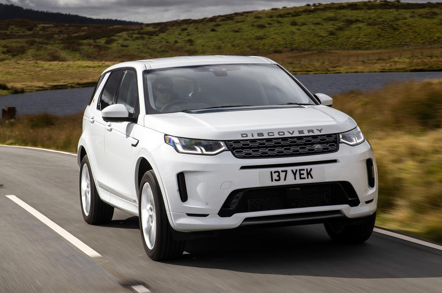 Land Rover Discovery Sport P300 PHEV 2020 UK first drive review - hero front