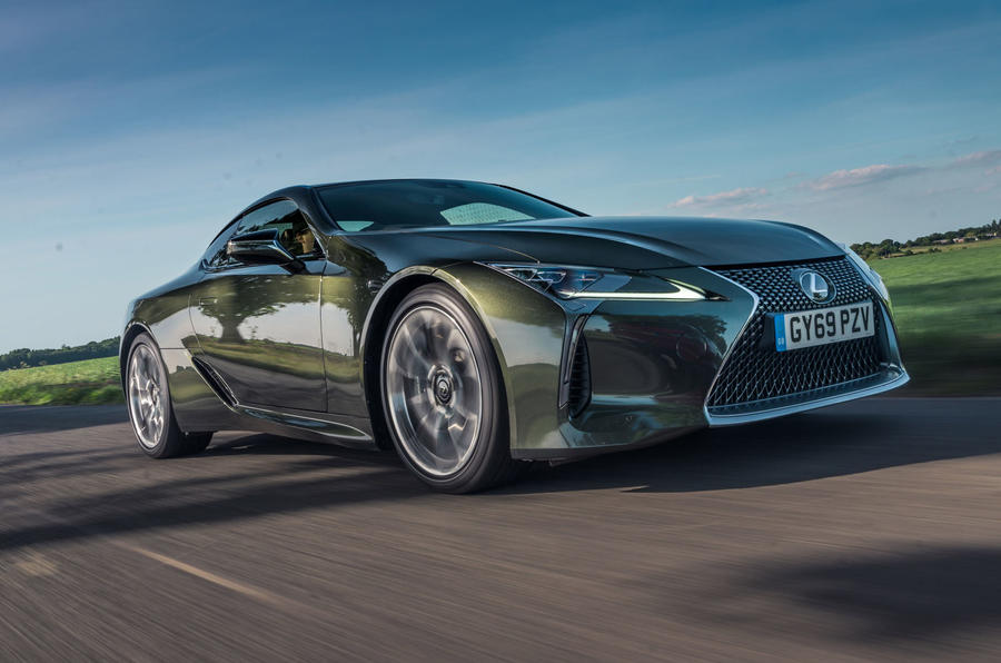 Lexus LC 500 Limited Edition 2020 UK first drive review - hero front
