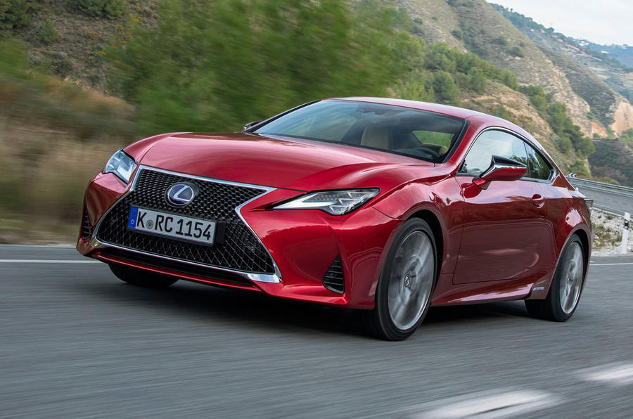 Lexus RC 300h 2019 first drive review - hero front
