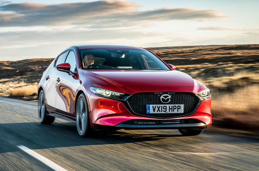 Mazda 3 2019 UK first drive review - hero front
