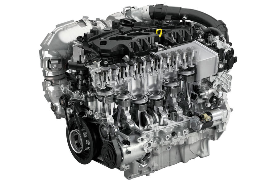 Mazda e-Skyactiv D engine static