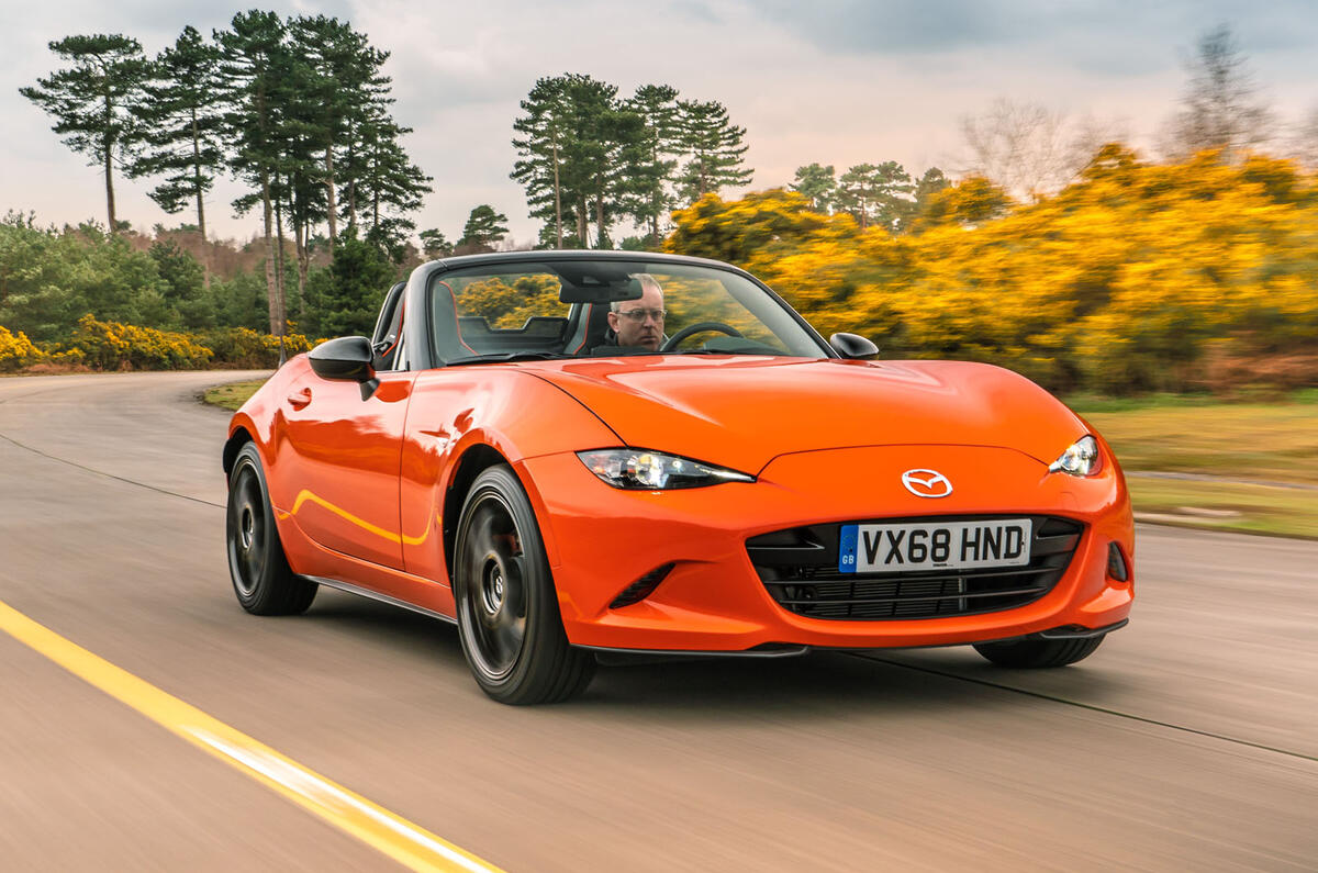 Mazda MX-5 30th Anniversary Edition 2019 UK first drive review - hero front