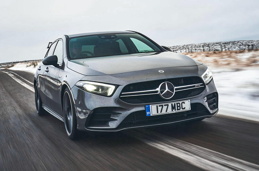 Mercedes-AMG A35 2019 UK first drive review - hero front