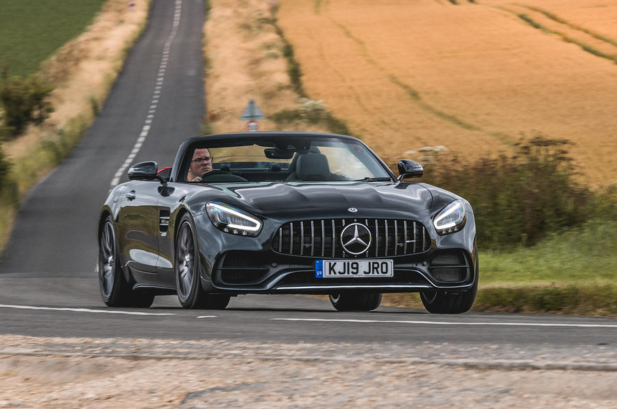 Mercedes-AMG GT Roadster 2019 UK first drive review - hero front