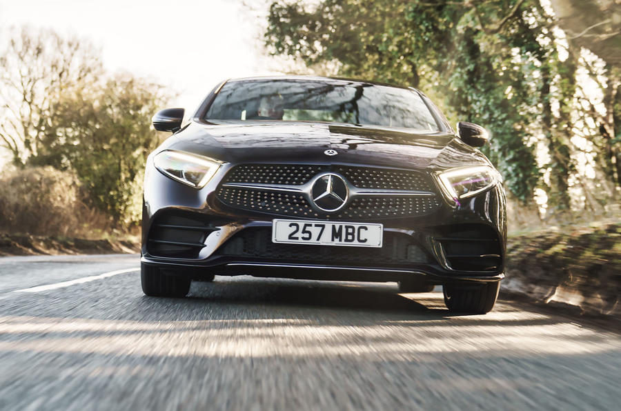 Mercedes-Benz CLS 450 2018 UK review hero front