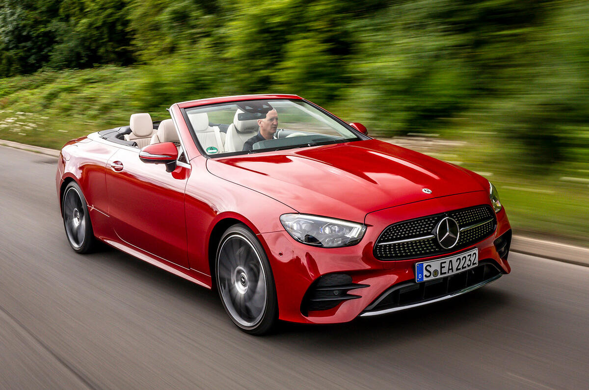 Mercedes-Benz E-Class e450 Cabriolet 2020 UK first drive review - hero front