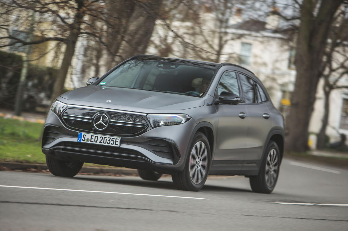 1 Mercedes Benz EQA 2021 : le premier héros de l'examen de conduite au Royaume-Uni