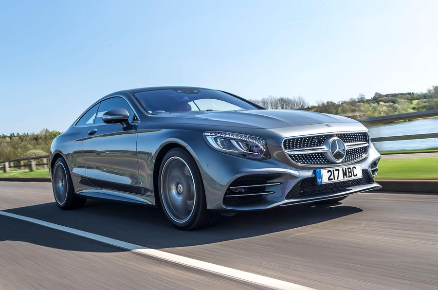 Mercedes-Benz S560 Coupe 2018 UK review hero front