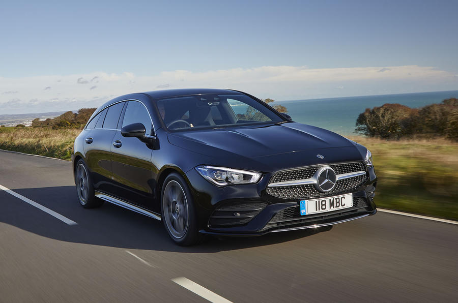Mercedes-Benz CLA Shooting Brake 220d 2020 UK first drive review - hero front