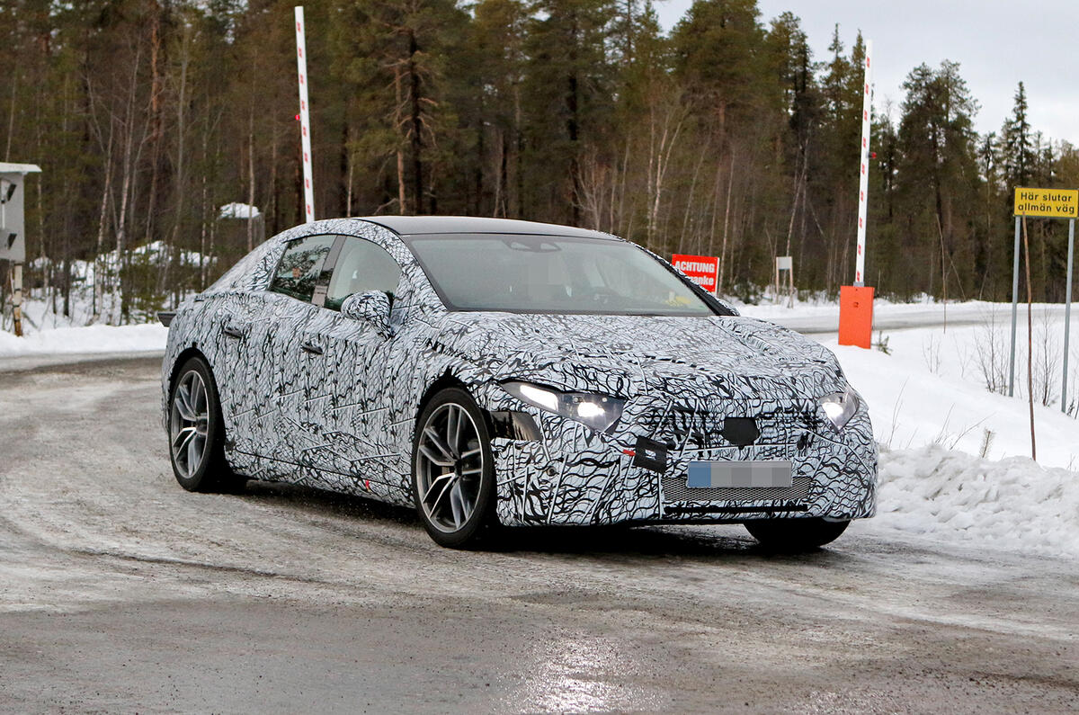 Mercedes-Benz EQS spyshot