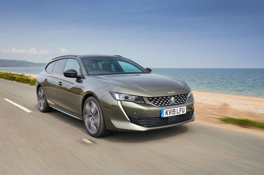 Peugeot 508 SW PureTech 225 GT 2019 UK first drive review - hero front