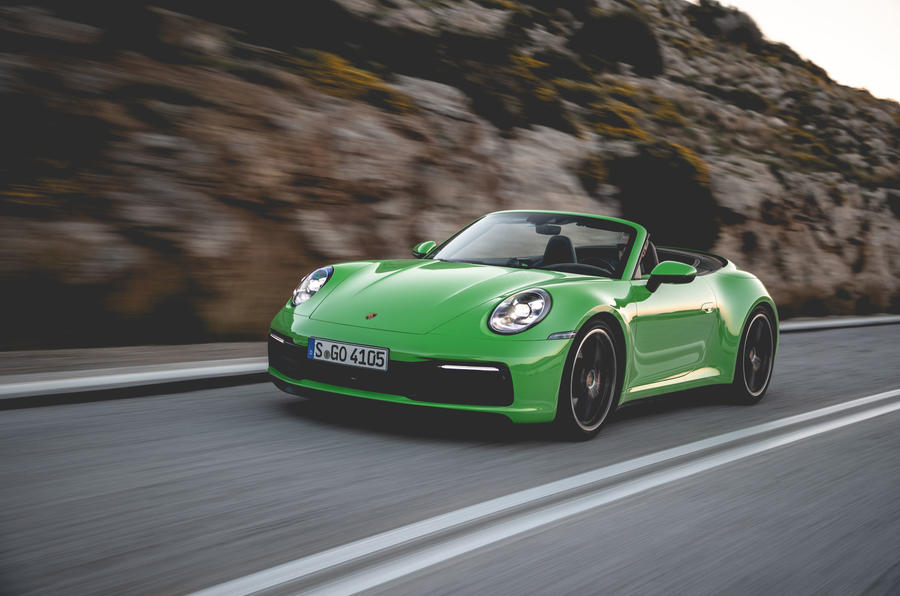 Porsche 911 Cabriolet 2019 first drive review - hero front