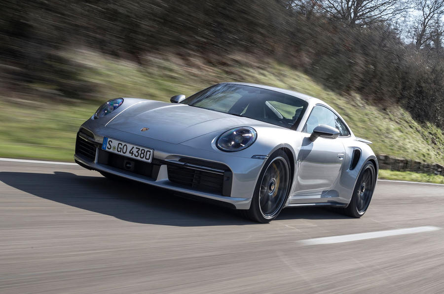 Porsche 911 Turbo S 2020 first drive review - road front