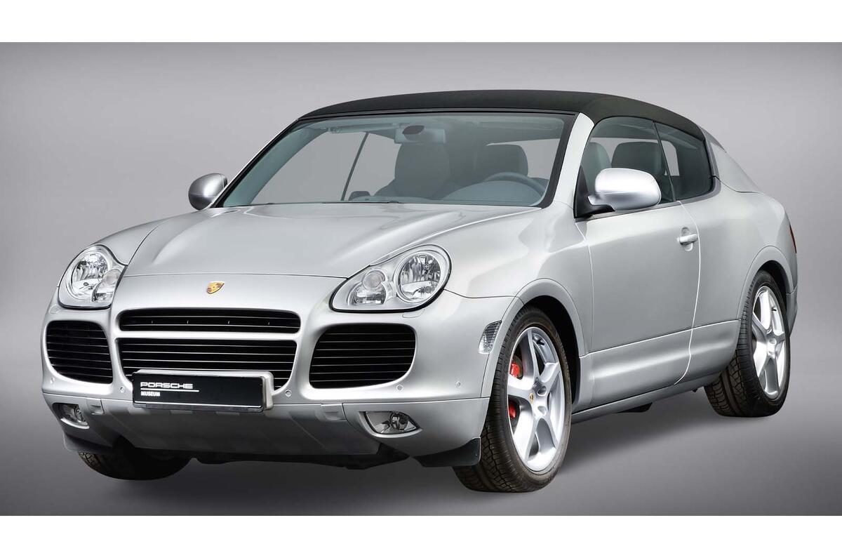Secret Porsche Cayenne Convertible Prototype Unwrapped Autocar