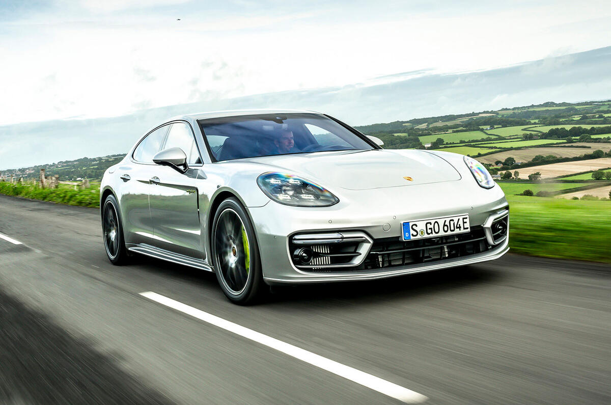 Porsche Panamera e-Hybrid 2020 UK first drive review - hero front