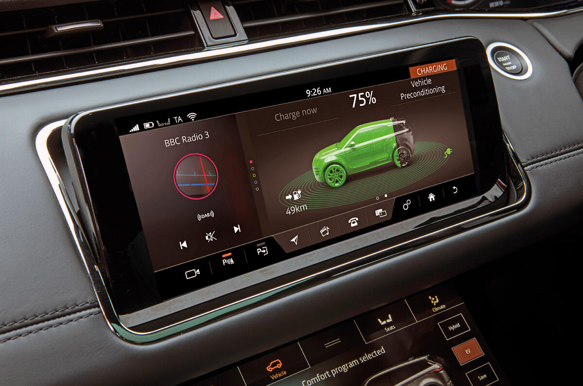 Range Rover Evoque PHEV 2020 - interior