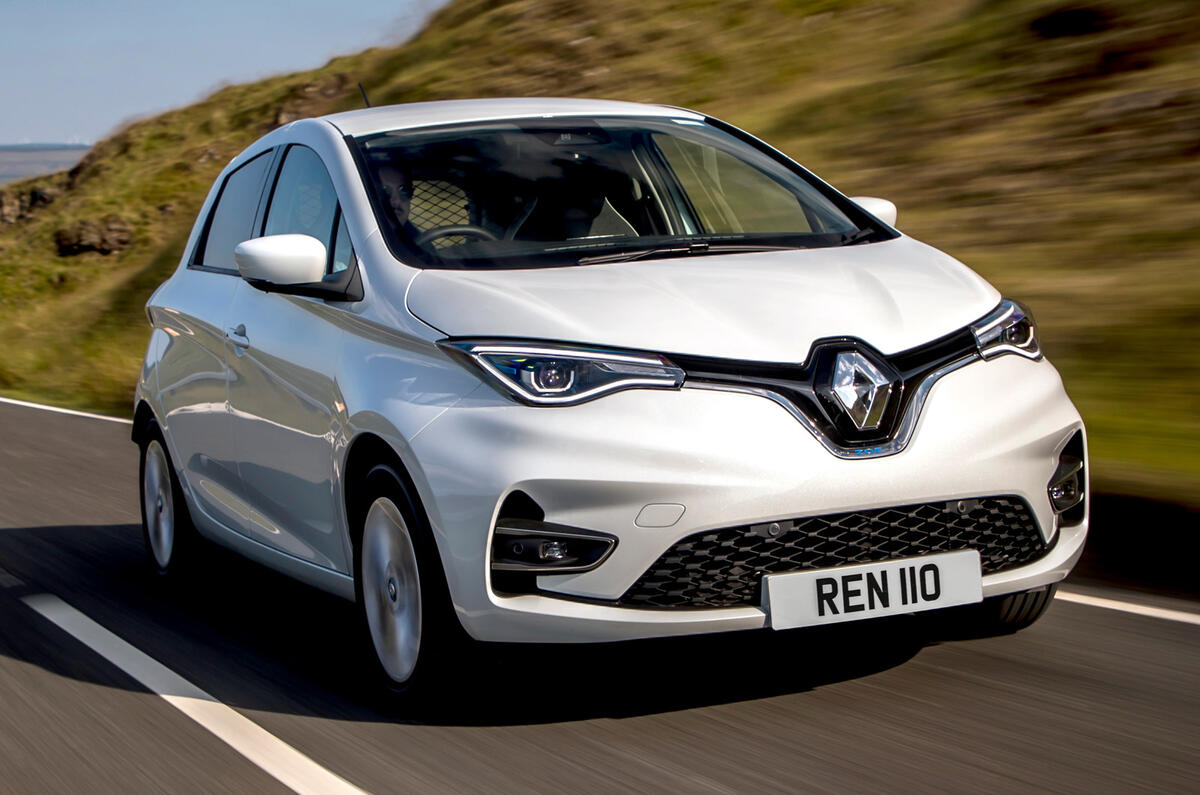 1 Renault Zoe van 2021 uk premier essai héros avant