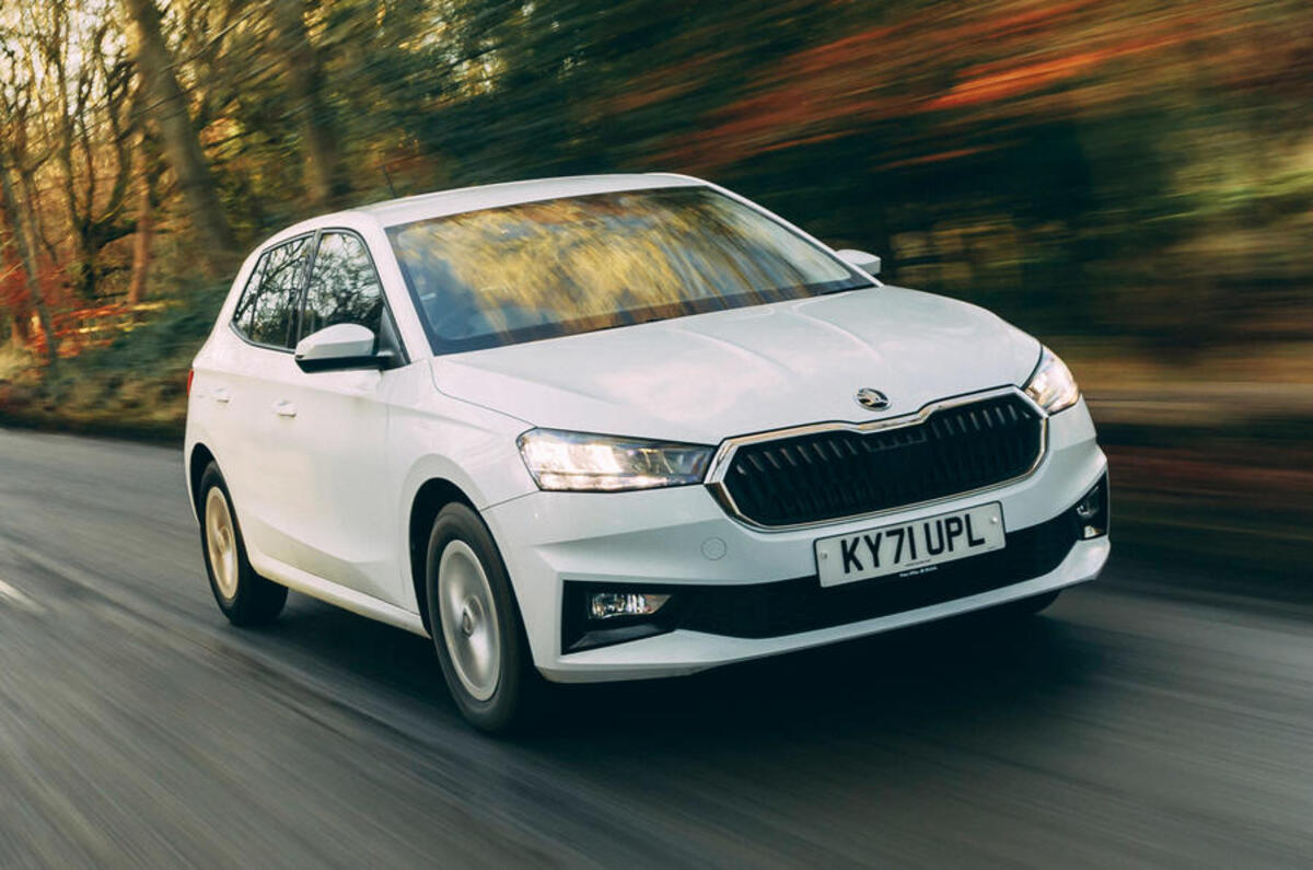 1 skoda fabia 2022 road test review tracking front