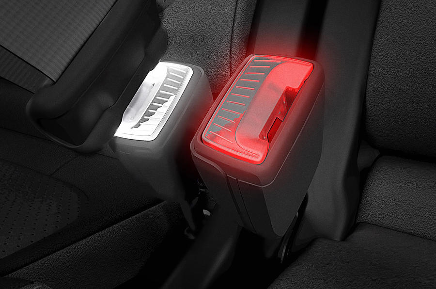 Skoda Patents Led Seatbelt Buckle To, Car Seat Buckle Cover Uk