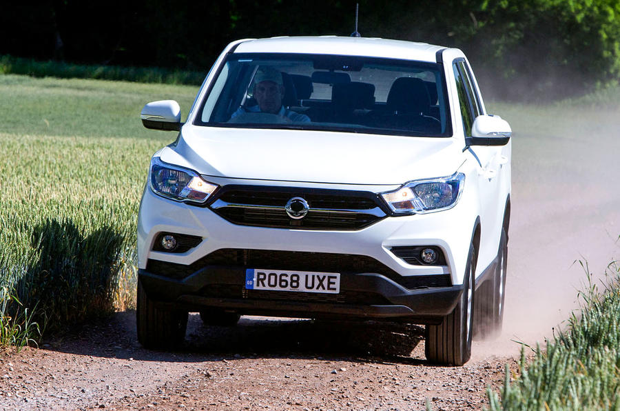 Ssangyong Musso EX 2019 UK first drive review - hero front