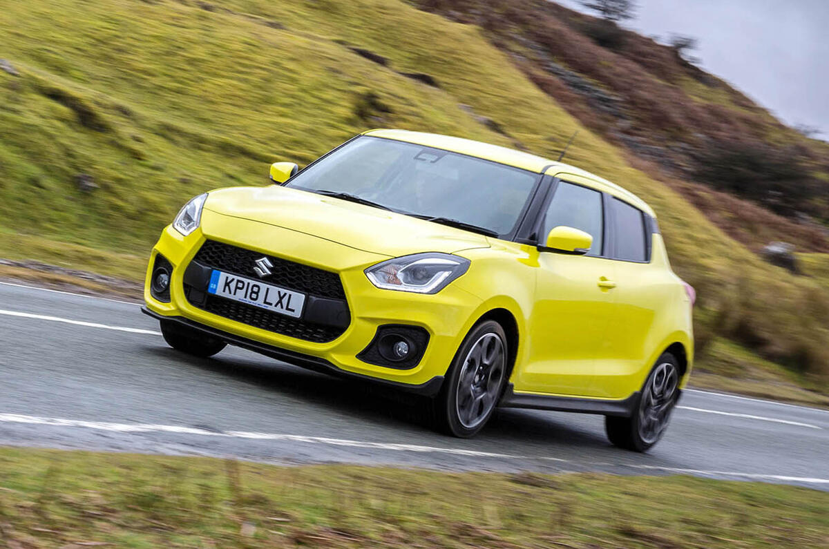 Suzuki Swift Sport 2018 review hero front