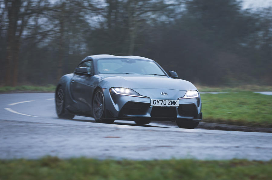 1 Toyota GR Supra 2 litre 2021 UK first drive review hero front
