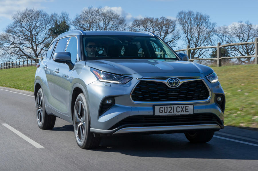 1 Toyota Highlander 2021 UK first drive review hero front