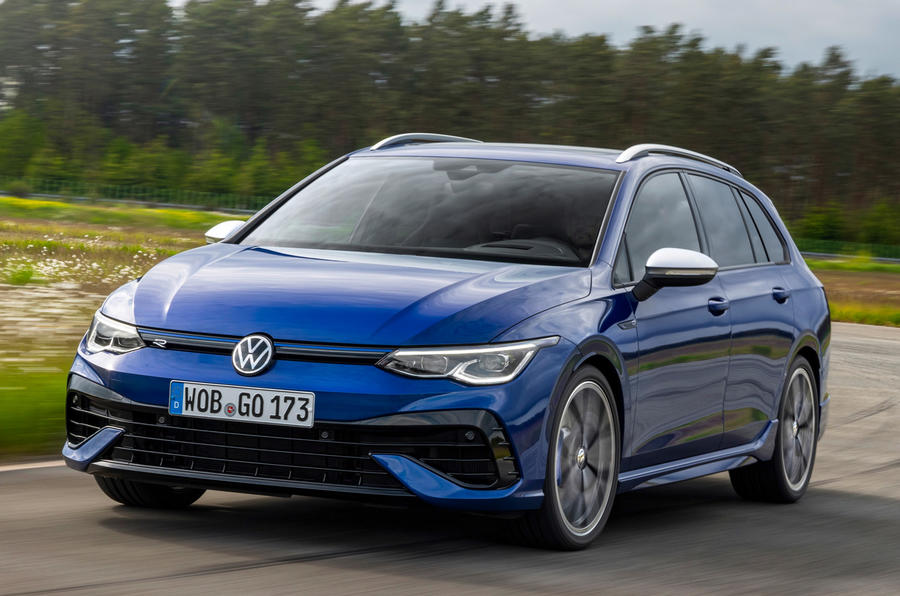 1 Volkswagen Golf R Estate 2021 first drive review hero front