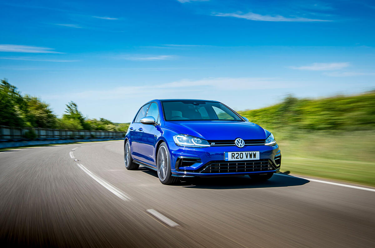 Volkswagen Golf R Performance Pack 2018 UK first drive Autocar