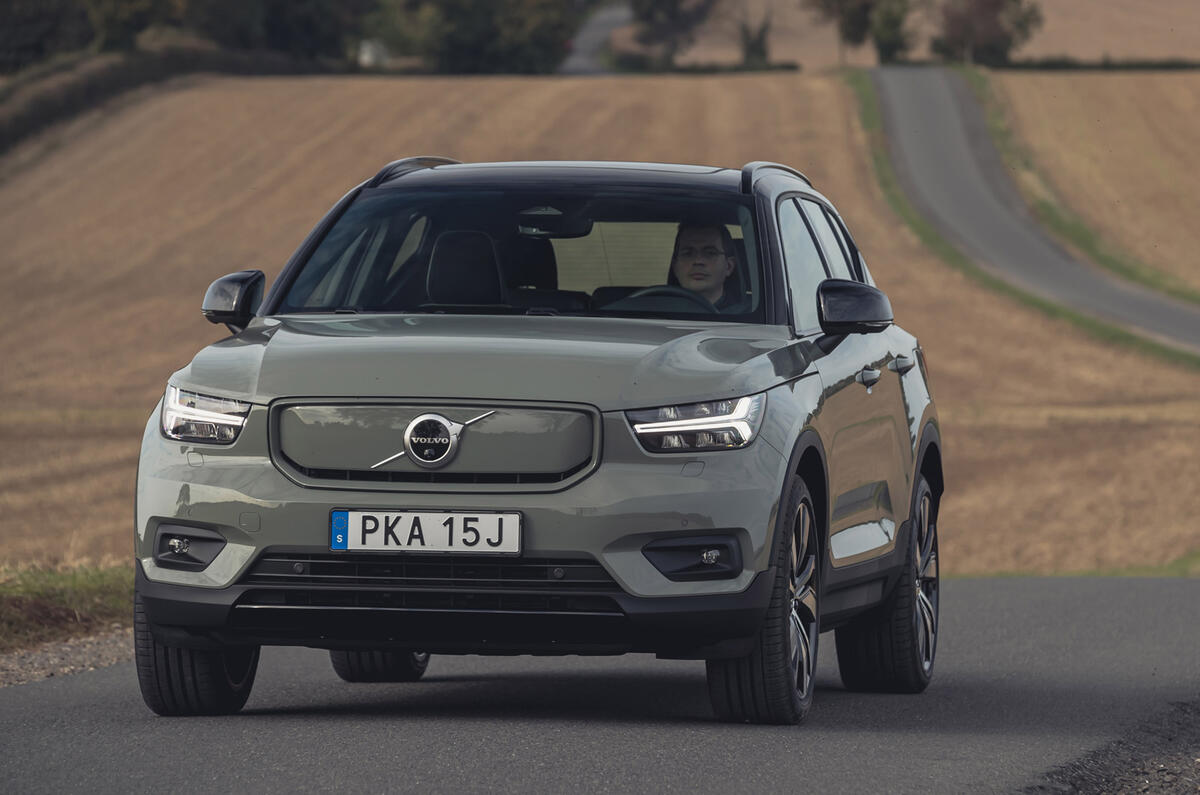 Volvo XC40 P8 Recharge 2020 : premier bilan de conduite au Royaume-Uni - un héros