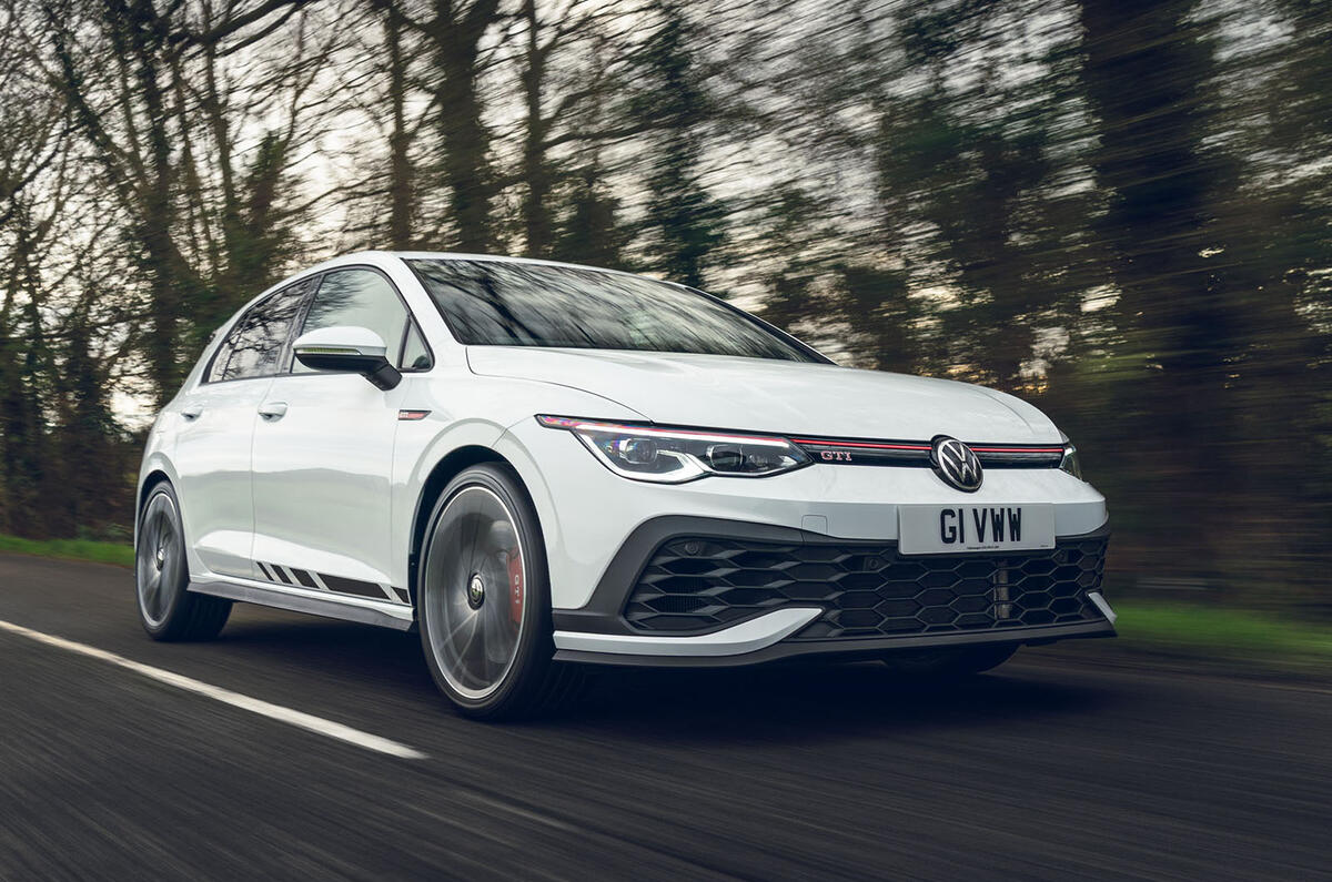 1 VW Golf GTI Clubsport 2021 UK first drive review hero front