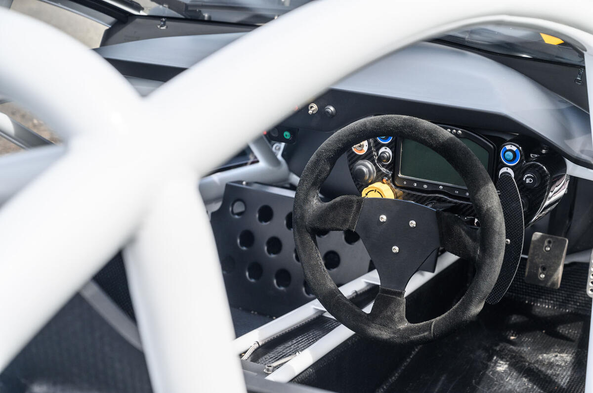 Ariel Nomad R 2020 UK first drive review - steering wheel