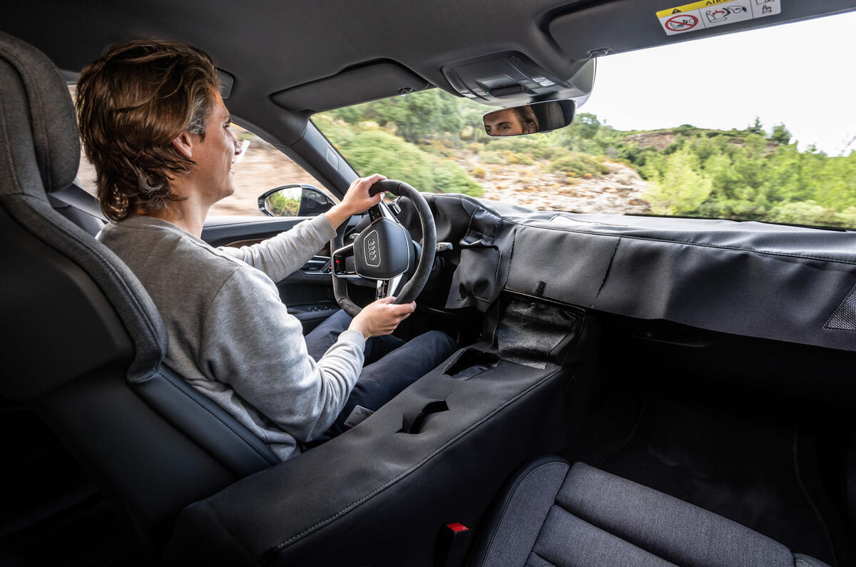 Audi RS E-tron GT 2021 prototype drive - Simon Davis driving