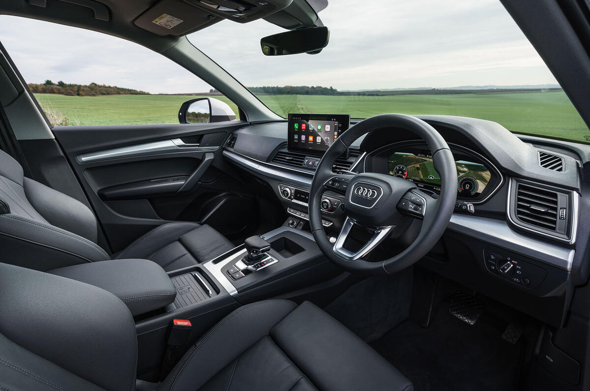 Audi Q5 40 TDI Sport 2020 UK first drive review - dashboard